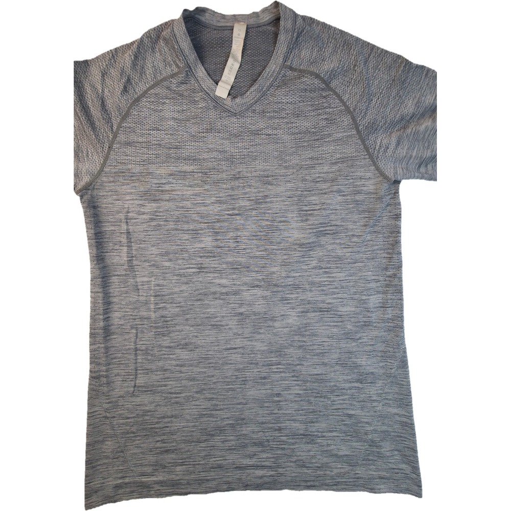 Lululemon Metal Vent Tech Short Sleeve Shirt Men's XS Grey Heathered Seamless